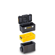 STANLEY Essential Rolling Workshop Toolbox, 3 Tier Stackable Units, STST1-80151