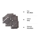 Autoglym Hi-Tech Microfibre Polishing Cloth Grey (10)