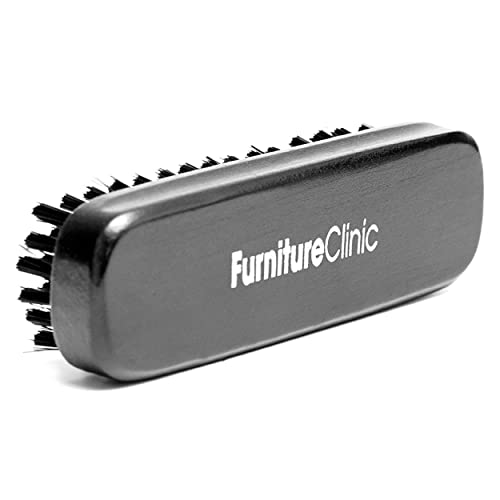 Furniture Clinic Soft Bristle Cleaning Brush - Used to Deep Clean Into the Grain of Fabric or Leather and Lift Dirt Easily Without Causing Damage