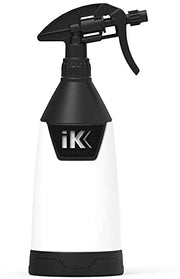 IK MULTI TR 1 TRIGGER SPRAY BOTTLE - 1 LITRE - Multi-Purpose Acid and Chemical Resistant, Commercial Grade, Adjustable Nozzle, Perfect for Automotive Detailing and Cleaning, Black, L