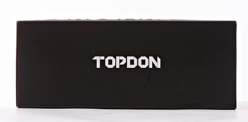 TOPDON Jump Starter JS2000, 2000A/16000mAh Battery Booster Jump Starter Power Pack for Up to 8L Gas/6L Diesel Engines, Portable Jump Starter Power Bank with Jumper Cable/LED Flashlight