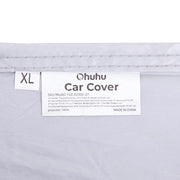 Car Cover Waterproof Breathable, Ohuhu Universal Full Car Cover for Sedan (191"-201"/ 485-510cm), All Weather Protection Auto Cover Windproof Dustproof Scratch Resistant UV Protection