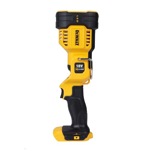 DEWALT DCL043-XJ XR Cordless LED Spotlight, 18V, 30cm x 20cm x 20cm, Black/Yellow