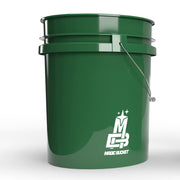 MAGIC BUCKET Wash Bucket Set for Car Hand Wash Dark Green with Matching Bucket Lid 5 US Gallons Approx. 20 Litres Compatible with Grit Guard, Detail Guardz Dirt Lock, Chemical Guys Dirt Trap