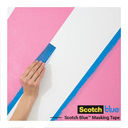 ScotchBlue Sharp Lines Advanced Masking Tape, 24 mm x 41 m - Scotch Adhesive Blue Painters Tape For Super-Sharp Paint Lines, Indoor & Outdoor, with 3M Advanced Technology, PEFC Controlled Sources