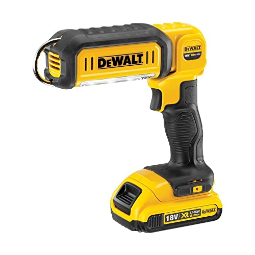 DEWALT DCL050-XJ 18 V XR Handheld Yellow LED Area Light, Bare Unit, Multi