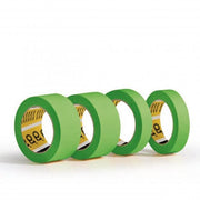 Q1 Painters Green Masking Tape 50 Metre Roll Painting & Decorating Automotive Car Body Spray High Performance Paint masking, For Sharp Lines and No Paint Bleed 110°C Temperature Resistance (48mm)