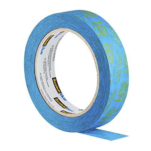 ScotchBlue Sharp Lines Advanced Masking Tape, 24 mm x 41 m - Scotch Adhesive Blue Painters Tape For Super-Sharp Paint Lines, Indoor & Outdoor, with 3M Advanced Technology, PEFC Controlled Sources