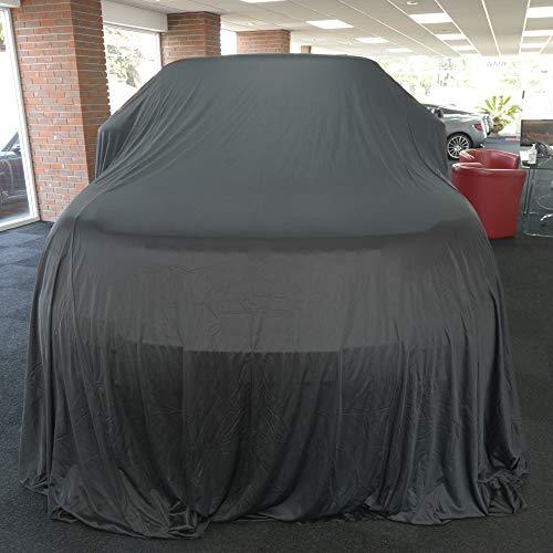 UK Custom Covers RSC450BLACK Showroom Reveal Tailored Car Cover Black - Size Extra Large 800cm x 500cm