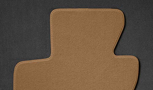 BMW Genuine Car Floor Mats Set Velour Brown 51479117350