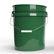 MAGIC BUCKET Wash Bucket Set for Car Hand Wash Dark Green with Matching Bucket Lid 5 US Gallons Approx. 20 Litres Compatible with Grit Guard, Detail Guardz Dirt Lock, Chemical Guys Dirt Trap