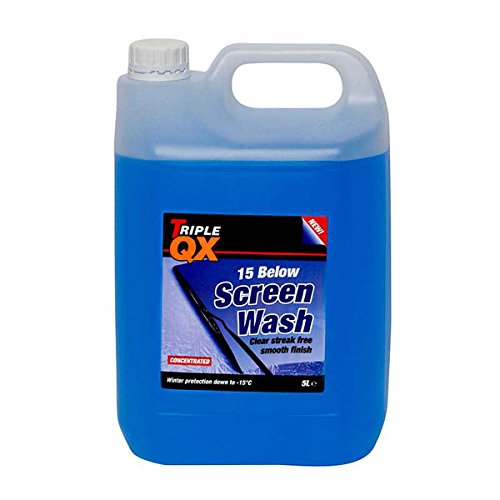 Triple QX 5 Litre Screenwash 5L Concentrated Screen Wash -15C Protection Winter