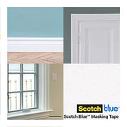 ScotchBlue Sharp Lines Advanced Masking Tape, 24 mm x 41 m - Scotch Adhesive Blue Painters Tape For Super-Sharp Paint Lines, Indoor & Outdoor, with 3M Advanced Technology, PEFC Controlled Sources