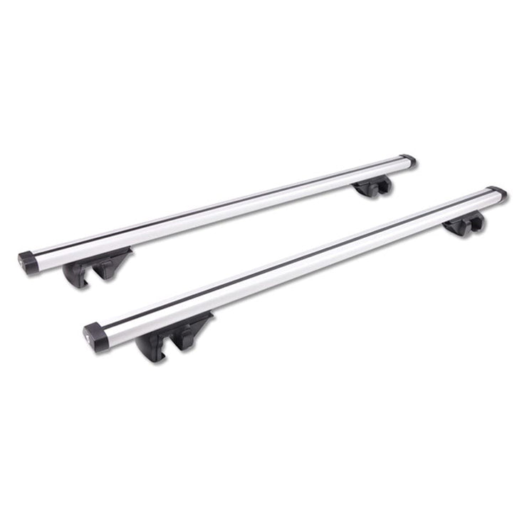 Trintion 2PCS Car Roof Bars Lockable Car Rail Rack for Cars with Roof Rails 48" Aluminum Alloy Streamline Roof Rack for Holidays and Luggage Transportation