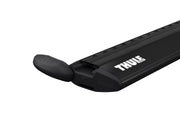 Thule Roof Rack Bars SquareBar Evo, WingBar Evo, WingBar Edge | Compatible for VW Golf mk8 5dr Hatchback 2020- onwards (Wing Bar Evo (black))