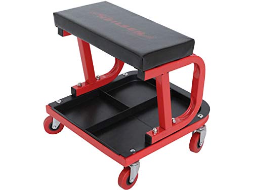 Mechanics Padded Creeper Trolley Seat Car Van Garage Gift Tool Workshop Stool