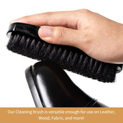 Furniture Clinic Soft Bristle Cleaning Brush - Used to Deep Clean Into the Grain of Fabric or Leather and Lift Dirt Easily Without Causing Damage