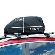 Maypole 320L Roof Bag Max Capacity 50 kg Mounts Onto Roof Bars Easy Storage, Black