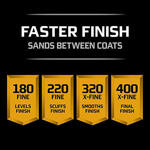 3M Pro Grade Precision Faster Sanding Sanding Sheets 150 grit Medium, 26150TRI-3, 22.8 cm x 27.9 cm, 3/Pack