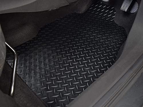 Car Mats for Mini Cooper (2006-2014) [R56] Tailored Fit Rubber Floor Mat Set Accessory Black Custom Fitted 4 Pieces - Anti-Slip Backing, Heavy Duty & Waterproof