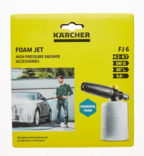 Kärcher FJ6 Foam Nozzle - Pressure Washer Accessory,Multi,0.6L