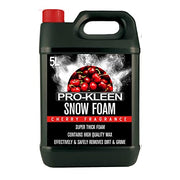 5L of Pro-Kleen Cherry Snow Foam with Wax – Super Thick & Non-Caustic Foam – Extremely Powerful & Easy To Use (5L Cherry)