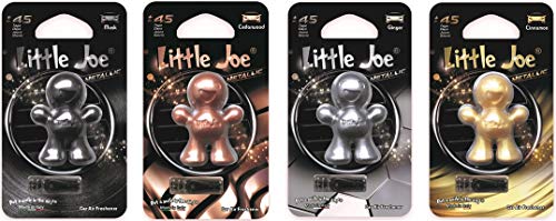 Little Joe Car Air Freshener - Metallic Edition, 4 Pack