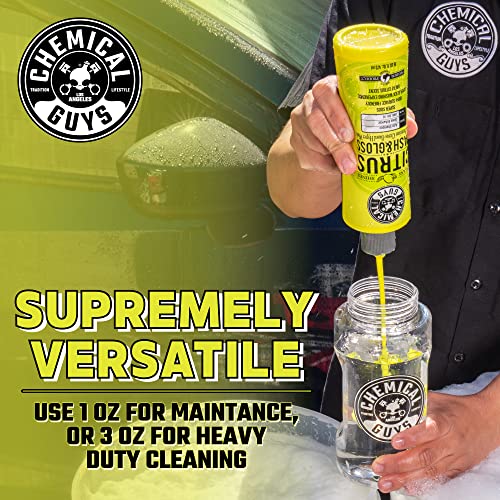 Chemical Guys CWS_301_16 Citrus Wash and Gloss Citrus Based Hyper-Concentrated Wash+Gloss - 16 oz.