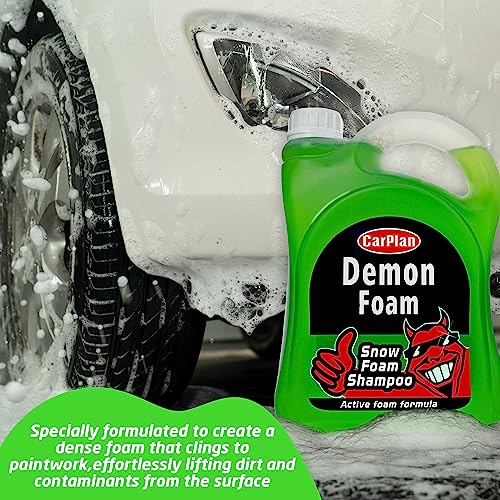 CarPlan Demon Snow Foam Car Shampoo with Gun, 2 L