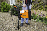 Yard Force135Bar Compact and Portable 1800W High-Pressure Washer with Accessories, Cleaner for Car, Patio & Garden, Orange & Black