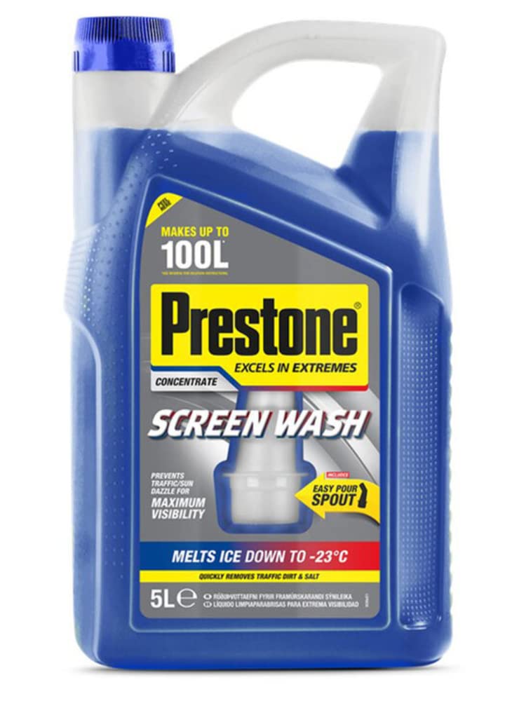 Prestone Extreme All Seasons Visibility Concentrate Car Screen Wash 5 Litre