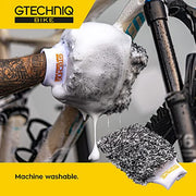 Gtechniq Bike Cleaner Mitt - Microfibre Wash Glove with Dirt Trapping Fibres, Comfortable Low Friction Glide Cleaning. Bike Cleaning Kit Accessories for Fast Cleaning Suitable for All Bicycles