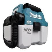 Makita DVC750LZ 18V Li-ion LXT Brushless L-Class Vacuum Cleaner - Batteries and Charger Not Included, Blue