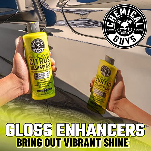 Chemical Guys CWS_301_16 Citrus Wash and Gloss Citrus Based Hyper-Concentrated Wash+Gloss - 16 oz.