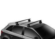 Thule Roof Rack Bars SquareBar Evo, WingBar Evo, WingBar Edge | Compatible for VW Golf mk8 5dr Hatchback 2020- onwards (Wing Bar Evo (black))