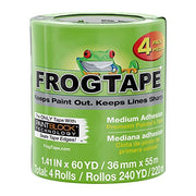 FrogTape Multi-Surface Pro Painter's Tape, 3.6cm x 60 yds, 4-Pack