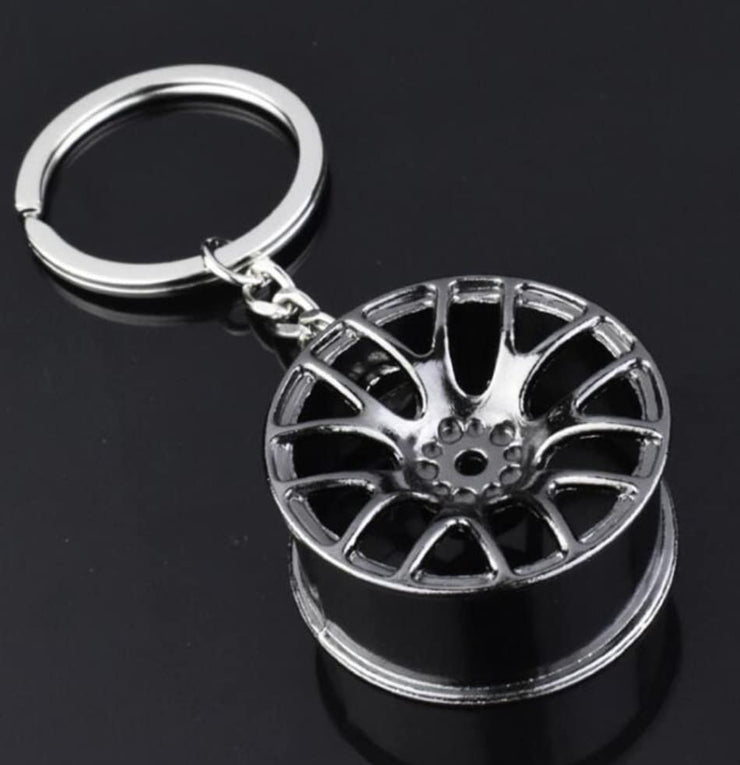 5pc Car Lovers Key Chain Set | Manual Gear Shifter | Wheel Rim | Spanner | Turbo | Brake Disc keychain | Automotive Accessories | Auto Vehicle Enthusiast Gift Set | Car Truck Bike | Car Parts Keyring