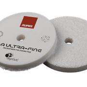 Rupes D-A COARSE, FINE, ULTRA-FINE microfibre pad in various sizes for polishing your car (80 mm, Ultra-Fine White)