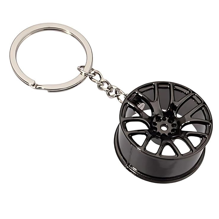 5pc Car Lovers Key Chain Set | Manual Gear Shifter | Wheel Rim | Spanner | Turbo | Brake Disc keychain | Automotive Accessories | Auto Vehicle Enthusiast Gift Set | Car Truck Bike | Car Parts Keyring