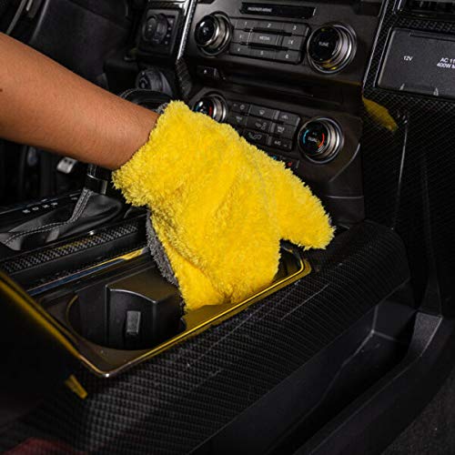 Chemical Guys The Stranger Helpful Handy Wash Mitt - Super Soft Hand Shaped Interior and Exterior Mitt!