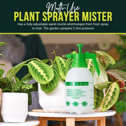 SA Products Pump Action Pressure Sprayer - Weed Killer Sprayer Pump for Fertiliser, Pesticides, Fungicides, Cleaning - Garden Sprayer with Plastic Lance & Carry Strap - Water Spray Bottles - (2 Litre)