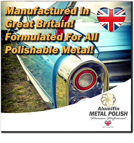 Alumifin Metal Polish - Chrome Cleaner - for Stainless Steel - Aluminium Polishing - Brass - Copper - Beautify your metal to the higher shine - (250g)