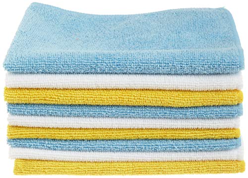 Amazon Basics Microfibre Cleaning Cloth, Pack of 36, Multi, 40.5 cm x 30.5 cm