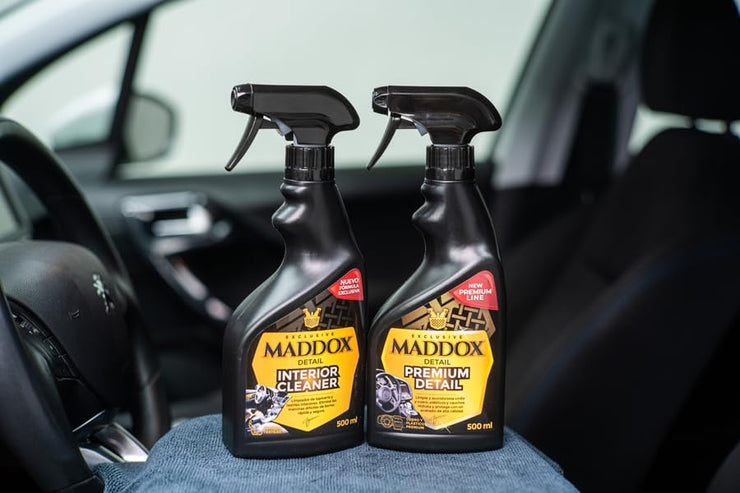 Maddox Detail - Interior Care Kit 2x500ml | Dashboard Car Cleaner Spray with Brightener | Deep Cleaning and Protection for Upholstery | 2 Product Kit | dual action car polish