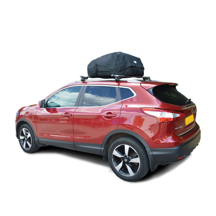 Maypole 320L Roof Bag Max Capacity 50 kg Mounts Onto Roof Bars Easy Storage, Black