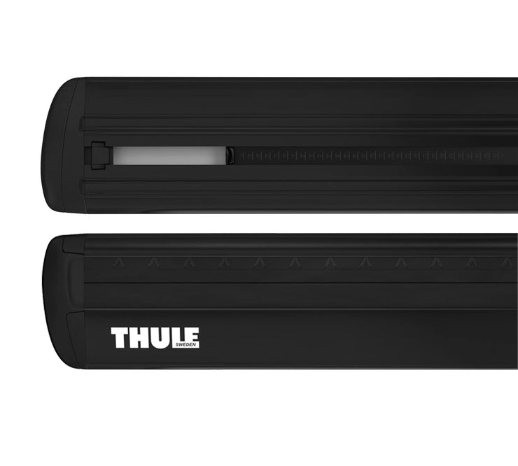 Thule Roof Rack Bars SquareBar Evo, WingBar Evo, WingBar Edge | Compatible for VW Golf mk8 5dr Hatchback 2020- onwards (Wing Bar Evo (black))