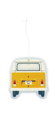 BRISA VW Collection - Volkswagen Air Freshener, Room Freshener, Deodorizer for Cars T2 Bus Campervan Motif (Bus Front/Vanilla/Orange)