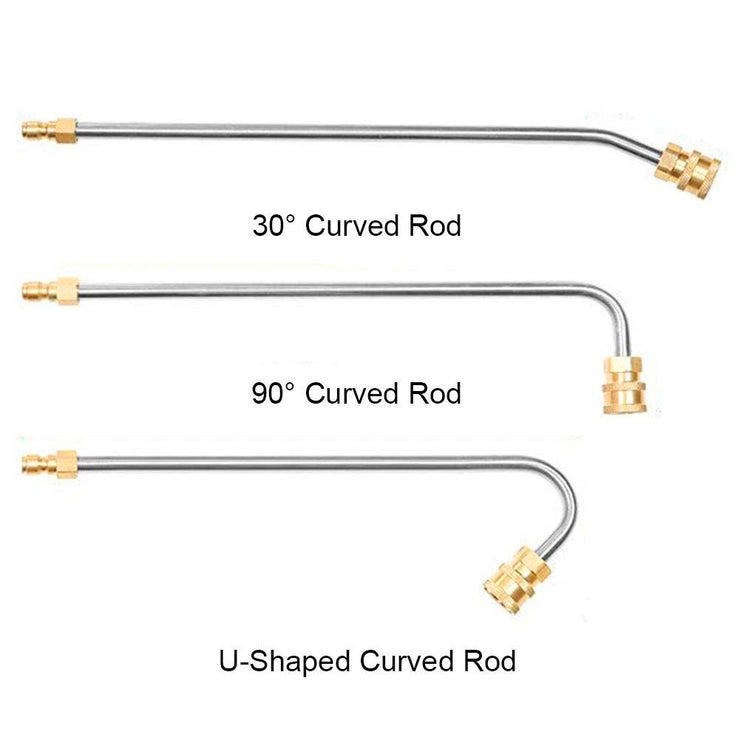 QOONESTL High Pressure Washer Gutter Rod,Pressure Washer Gun Extension Wand,Telescoping Cleaning Lance,Power Washer,Window Cleaner Nozzles Tip,Cleaner Attachment Accessory