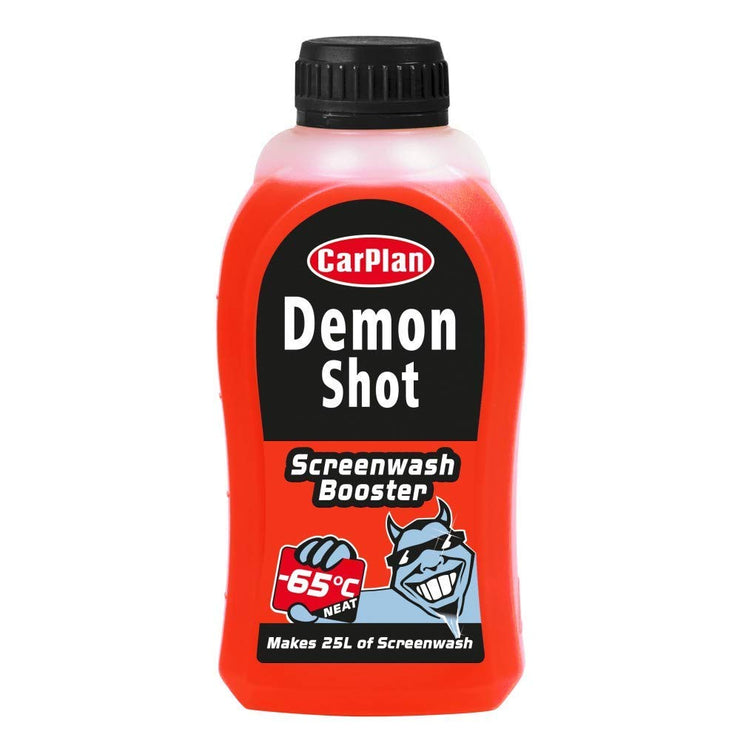 CarPlan Demon Shot Screenwash Booster, 500ml (Pack of 4)