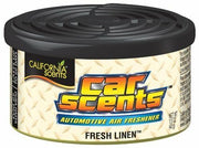 CALIFORNIA CAR SCENTS FRESH LINEN AIR FRESHENER HOME VAN OFFICE TAXI x 4